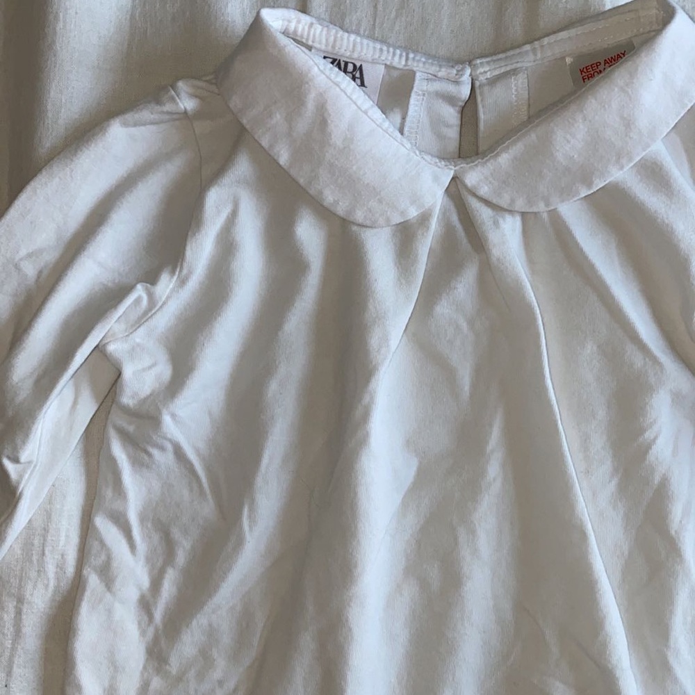 Zara Peter Pan collared shirt